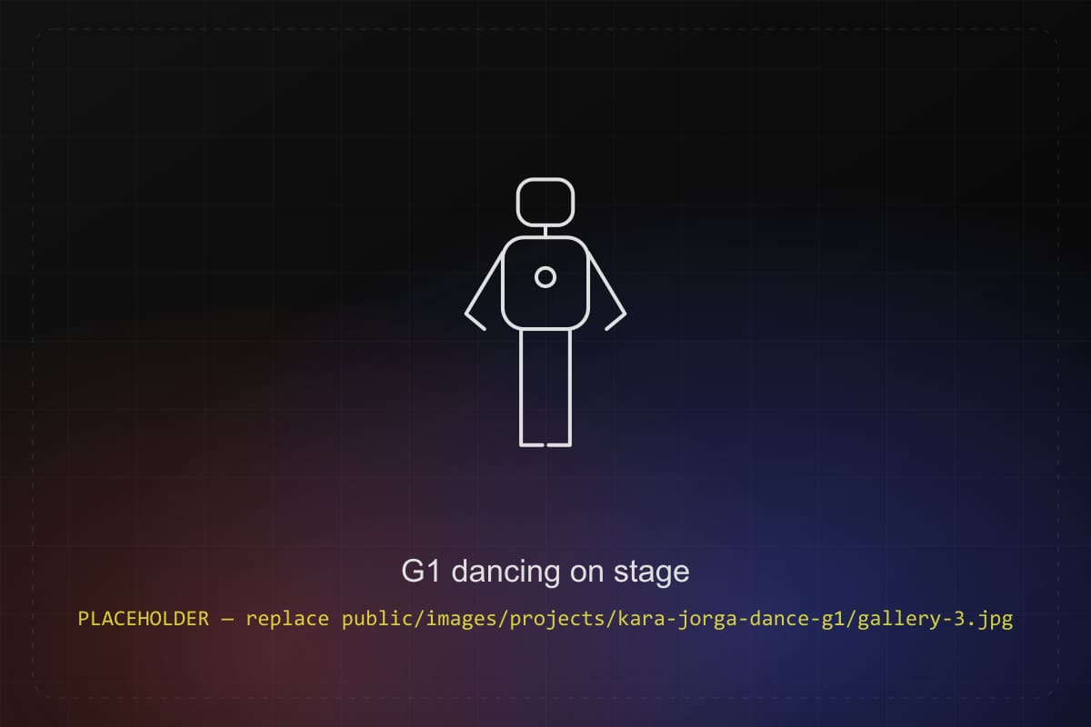 G1 dancing on stage